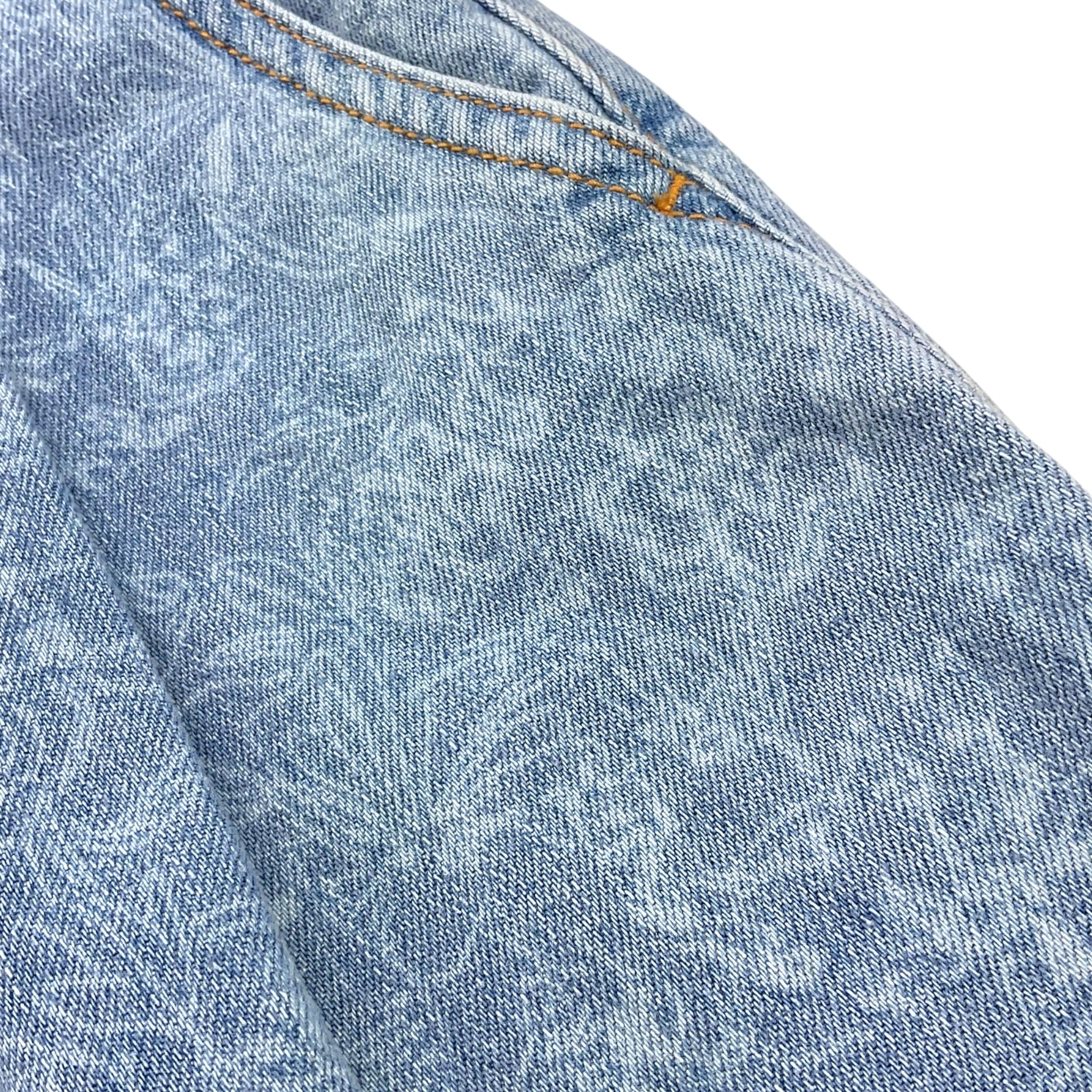 Philosophy Short In Denim Tinta Unita con Stampa per Bambina I9E405 AZZURRO PHILOSOPHY 