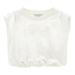 Philosophy Felpa Girocollo Tinta Unita Giromanica per Bambina I9E608X BIANCO PHILOSOPHY 
