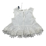 Piccola Ludo Completo 2 Pezzi Top-Pantalone Tinta Unita per Bambina BS10WB042 BIANCO PICCOLA LUDO 