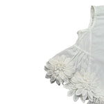 Piccola Ludo Completo 2 Pezzi Top-Pantalone Tinta Unita per Bambina BS10WB042 BIANCO PICCOLA LUDO 