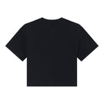 Pinko T-Shirt Girocollo Tinta Unita con Logo per Bambina KFTS001 NERO PINKO 