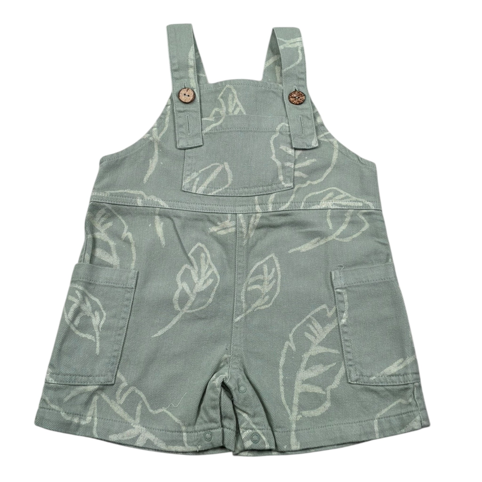 Play Up Salopette Tinta Unita per Neonato PA011AQ11503 VERDE PLAY UP 