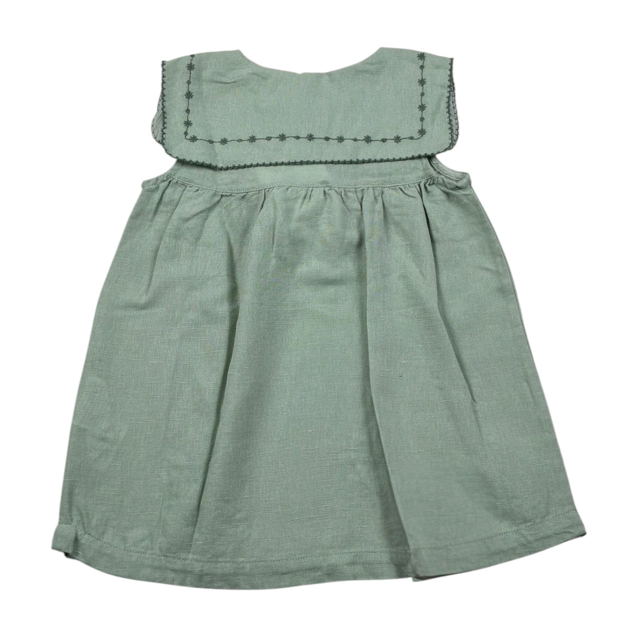 Play Up Abito Giromanica Tinta Unita per Neonata PA022AQ1451 VERDE PLAY UP 