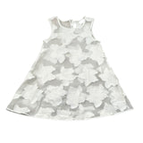 Please Abito Tinta Unita con Sottoveste per Bambina AB043384G73 BIANCO PLEASE 