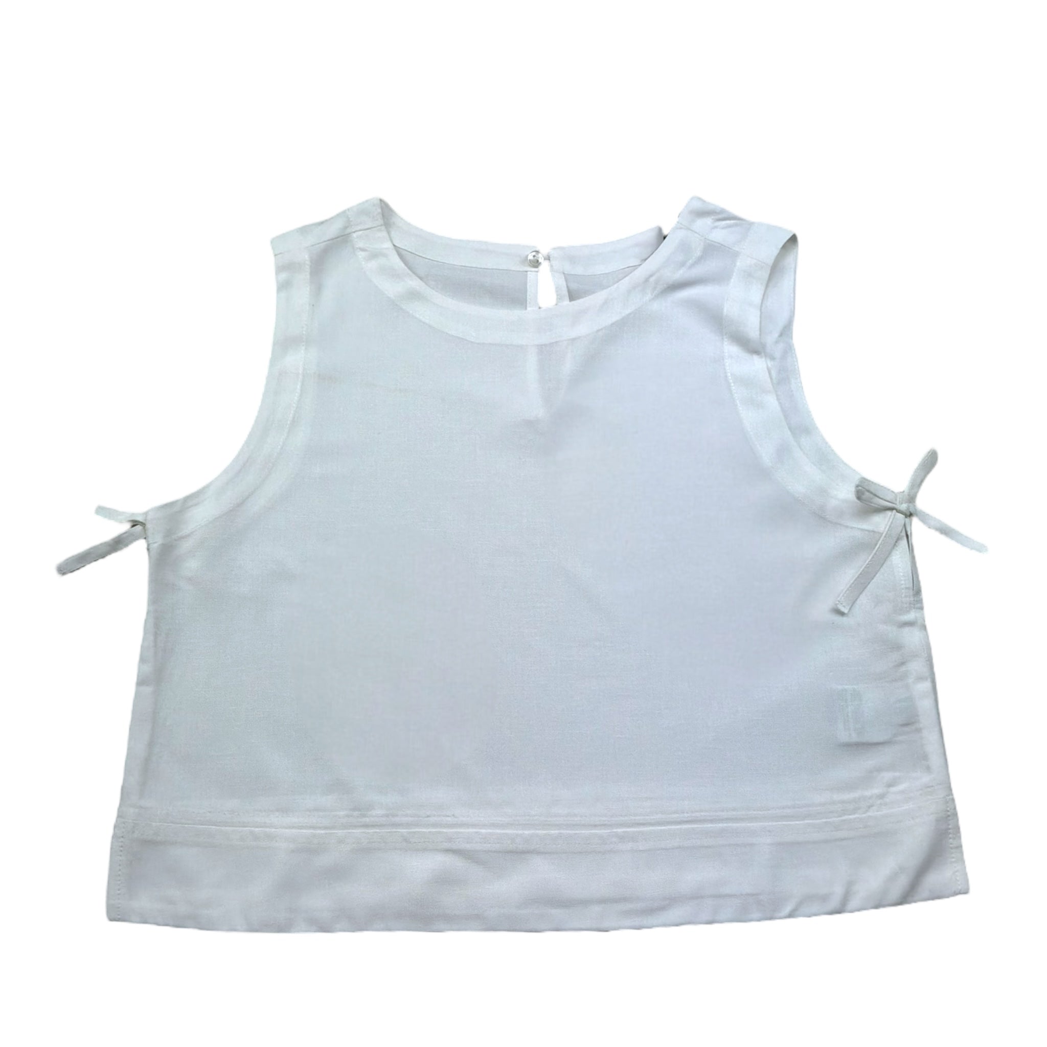 Please Top Giromanica Tinta Unita per Bambina CC89300G72 BIANCO PLEASE 