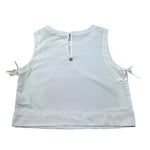 Please Top Giromanica Tinta Unita per Bambina CC89300G72 BIANCO PLEASE 