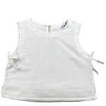 Please Top Giromanica Tinta Unita per Bambina CC89300G72X BIANCO PLEASE 