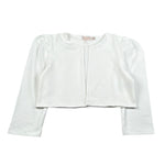 Please Coprispalle Tinta Unita per Bambina LG02042G73 BIANCO PLEASE 