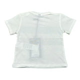 Please T-Shirt Tinta Unita con Stampa per Neonato MB00030B71 BIANCO PLEASE 