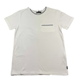 Please T-Shirt Girocollo Tinta Unita per Bambino MB15280B73 BIANCO PLEASE 