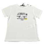 Please T-Shirt Girocollo Tinta Unita con Stampa per Neonato MBA2030B71 BIANCO PLEASE 