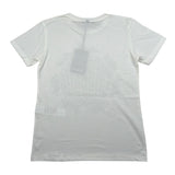 Please T-Shirt Girocollo Tinta Unita con Stampa per Bambino MBF3030B72 PANNA PLEASE 