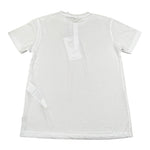 Please T-Shirt Tinta Unita con Bottoni per Bambino ME03030B72 BIANCO PLEASE 