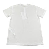 Please T-Shirt Tinta Unita con Bottoni per Bambino ME03030B72 BIANCO PLEASE 