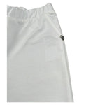 Please Pantalone Tinta Unita con Elastico In Vita per Bambina PE51172G73J PANNA PLEASE 