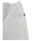 Please Pantalone Tinta Unita con Elastico In Vita per Bambina PE51172G73J PANNA PLEASE 