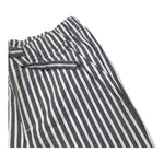 Please Pantalone Bicolore con Fantasia A Righe per Neonato PE54271B73 BIANCO PLEASE 