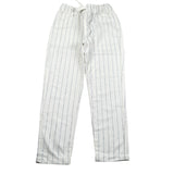 Please Pantalone Tinta Unita con Fantasia A Righe per Bambino PE75131B73 PANNA PLEASE 