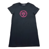 Plein Sport Swim T-Shirt Mezza Manica Tinta Unita con Logo per Bambina PS25KGTS06 NERO PLEIN SPORT SWIM 