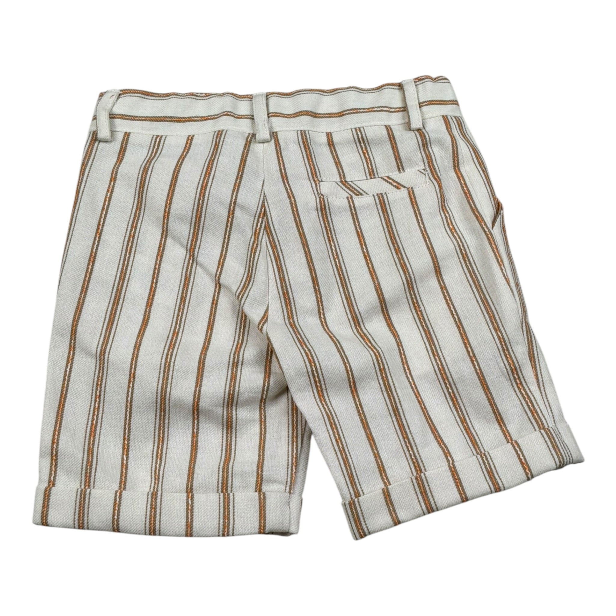 Pure Firenze Bermuda Fantasia A Righe con Girovita Regolabile Beige per Neonato PC01271 BEIGE PURE FIRENZE 