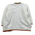 Pure Firenze Cardigan tinta unita con Profili In Contrasto Bianco per Neonato PC01617 BIANCO PURE FIRENZE 