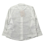 Pure Firenze Camicia Manica Lunga Collo Coreano Tinta Unita per Neonato PC03176 BIANCO PURE FIRENZE 