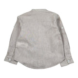 Pure Firenze Camicia Manica Lunga Collo Coreano tinta unita Beige per Neonato PC03176X BEIGE PURE FIRENZE 