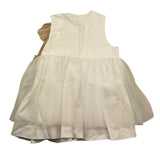 Pype Camicia Giromanica Tinta Unita con Tulle per Bambina LOREN PANNA PYPE 