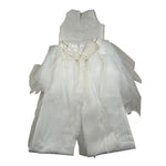 Raffaella Completo Cerimonia 3 Pezzi Camicia-Pantalone-Gonna Tulle per Bambina PONZA BIANCO RAFFAELLA 