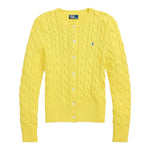 Ralph Lauren Cardigan Tinta Unita con Trecce per Neonata 312543047066N GIALLO RALPH LAUREN 