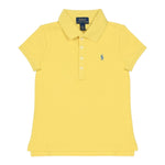 Ralph Lauren Polo Mezza Manica Tinta Unita con Logo per Bambina 312698589132 GIALLO RALPH LAUREN 