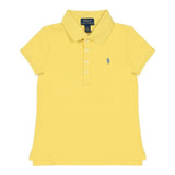 Ralph Lauren Polo Mezza Manica Tinta Unita con Logo per Bambina 312698589132 GIALLO RALPH LAUREN 