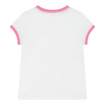 Ralph Lauren T-Shirt Girocollo Tinta Unita con Stampa per Bambina 313965017002 BIANCO RALPH LAUREN 