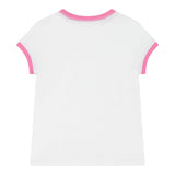 Ralph Lauren T-Shirt Girocollo Tinta Unita con Stampa per Bambina 313965017002 BIANCO RALPH LAUREN 