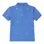 Ralph Lauren Polo Mezza Manica con Loghi per Neonato 320882605006 AZZURRO RALPH LAUREN 