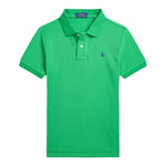 Ralph Lauren Polo Mezza Manica Tinta Unita per Neonato 322703632183 VERDE RALPH LAUREN 
