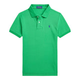 Ralph Lauren Polo Mezza Manica Tinta Unita per Neonato 322703632183 VERDE RALPH LAUREN 