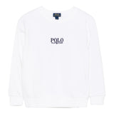 Ralph Lauren Felpa Chiusa Girocollo Tinta Unita per Bambino 322958154001 BIANCO RALPH LAUREN 