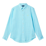 Ralph Lauren Camicia Manica Lunga Tinta Unita per Bambino 322967600007 AZZURRO RALPH LAUREN 