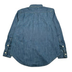 Ralph Lauren Camicia Manica Lunga In Denim per Bambino 323713843001 BLU RALPH LAUREN 