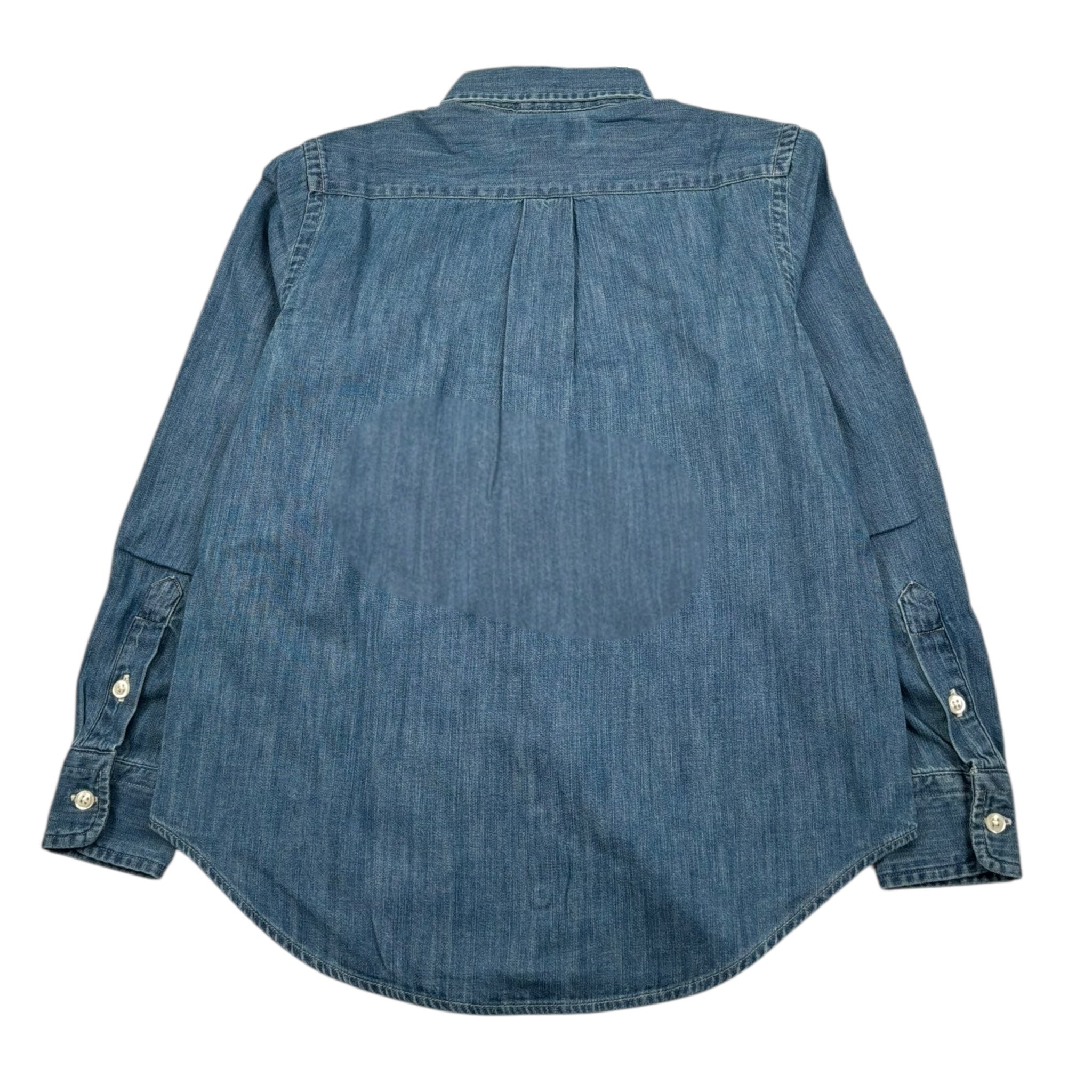 Ralph Lauren Camicia Manica Lunga In Denim per Bambino 323713843001 BLU RALPH LAUREN 