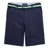 Ralph Lauren Bermuda Tinta Unita con Cinturino per Bambino 323863960003 BLU RALPH LAUREN 