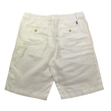 Ralph Lauren Bermuda Tinta Unita con Logo per Bambino 323932984001 BIANCO RALPH LAUREN 