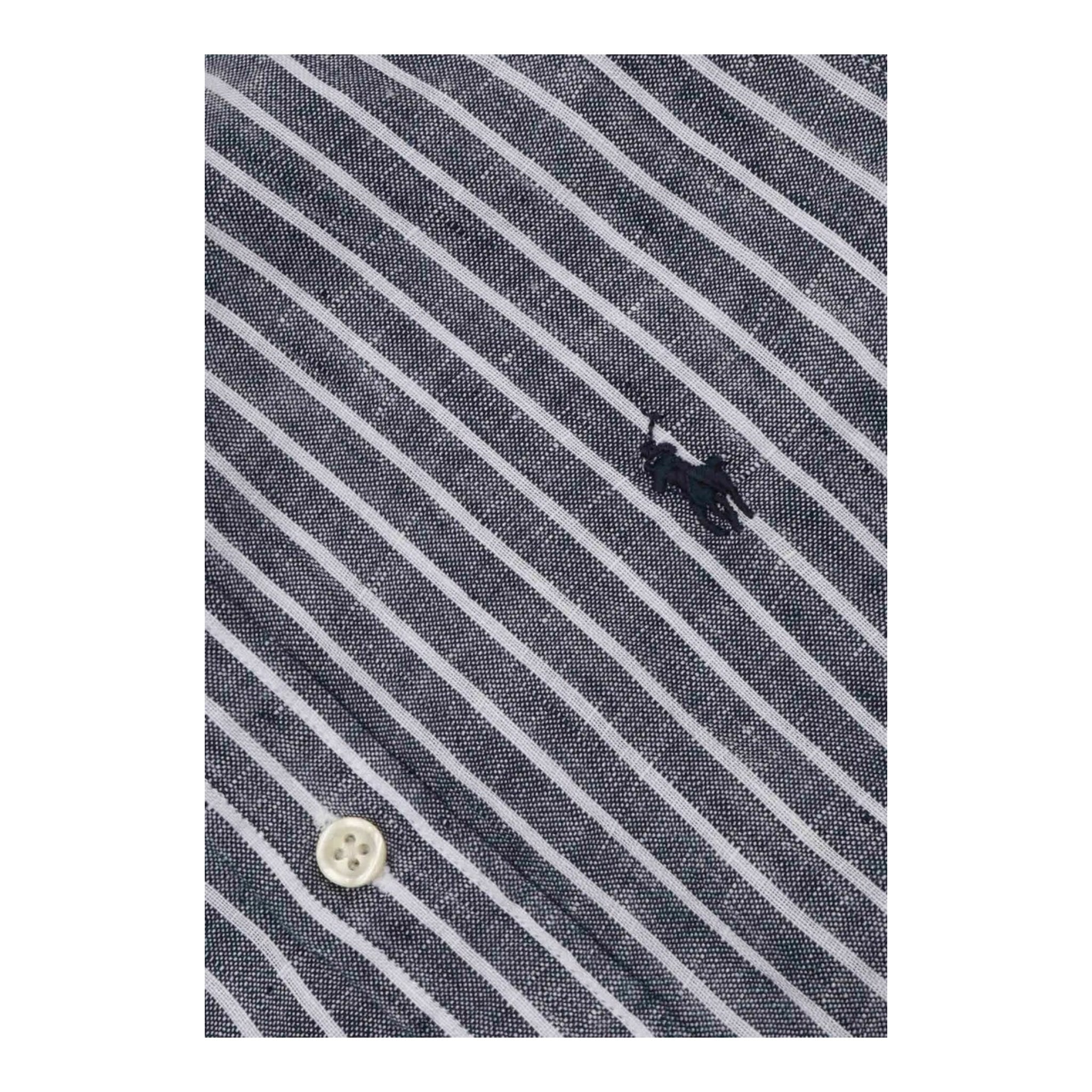Ralph Lauren Camicia Tinta Unita con Fantasia A Righe per Bambino 323962145001X BLU RALPH LAUREN 