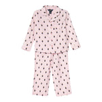Ralph Lauren Completo 2 Pezzi Pigiama Shirt-Pantalone per Bambina 4P0143 ROSA RALPH LAUREN 