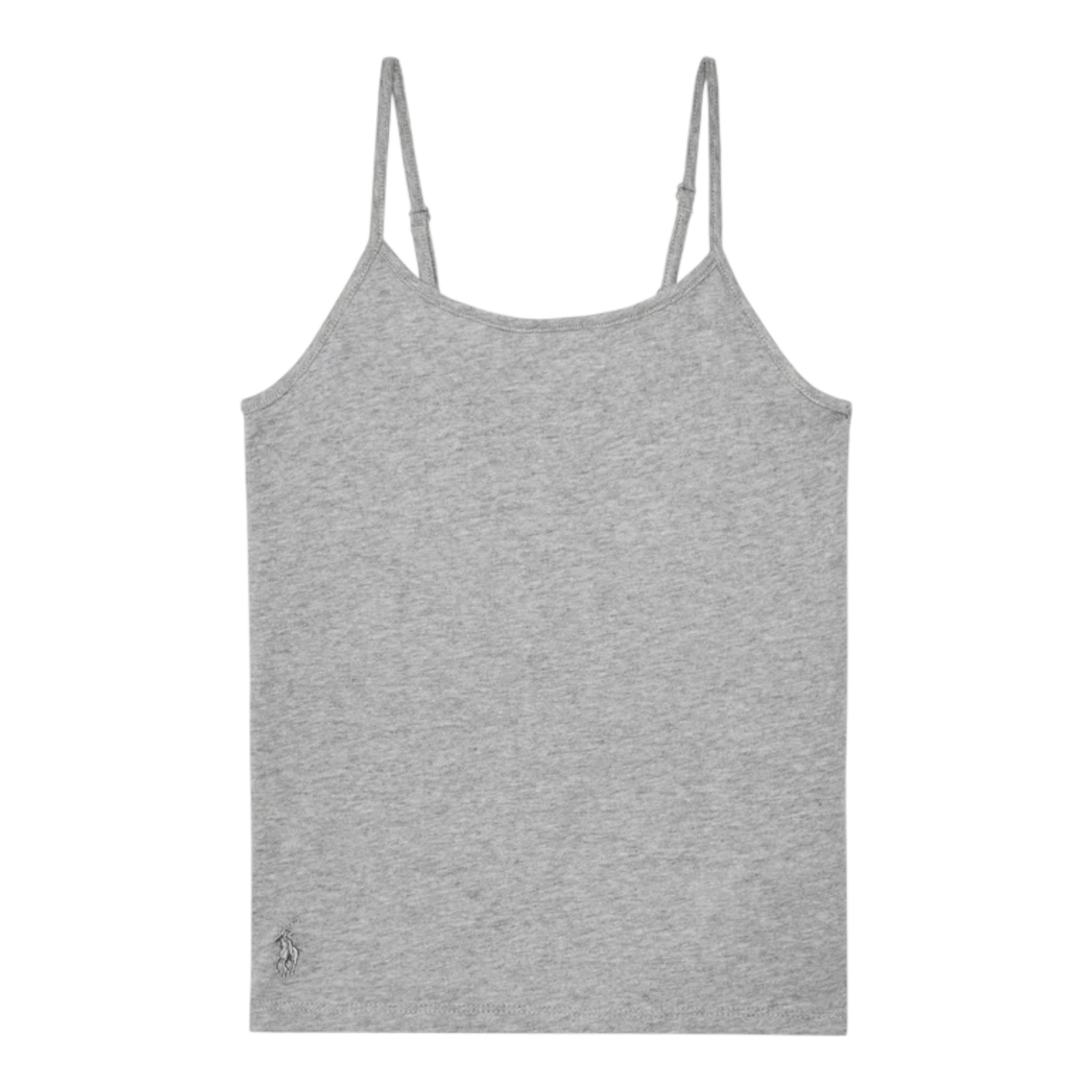 Ralph Lauren Set 2 Canotte Bicolore per Bambina 4P5000 BIANCO/GRIGIO RALPH LAUREN 