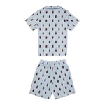 Ralph Lauren Completo 2 Pezzi Pigiama T-Shirt-Bermuda  per Bambino 9P0115 AZZURRO RALPH LAUREN 