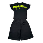 Refrigiwear Completo 2 Pezzi T-Shirt-Bermuda per Neonato R1101W25X NERO REFRIGIWEAR 