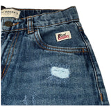 Roy Roger'S Jeans Tinta Unita con Girovita Regolabile per Bambino RB103 BLU ROY ROGER'S 