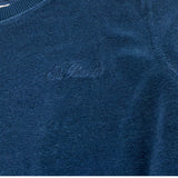 Saint Barth Felpa Girocollo Tinta Unita per Bambino 00145LLL BLU SAINT BARTH 